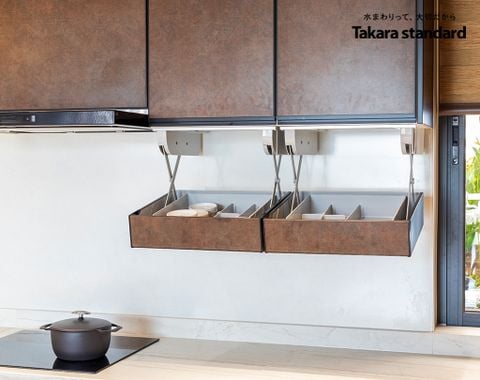 Hệ Tủ Bếp Nhật Bản Cao Cấp Lemure Chữ G Màu LJR - Nhà phố Bình Tân