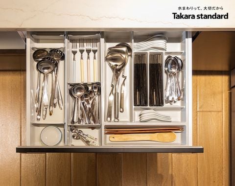 Hệ Tủ Bếp Nhật Bản Cao Cấp Lemure Chữ G Màu LJR - Nhà phố Bình Tân