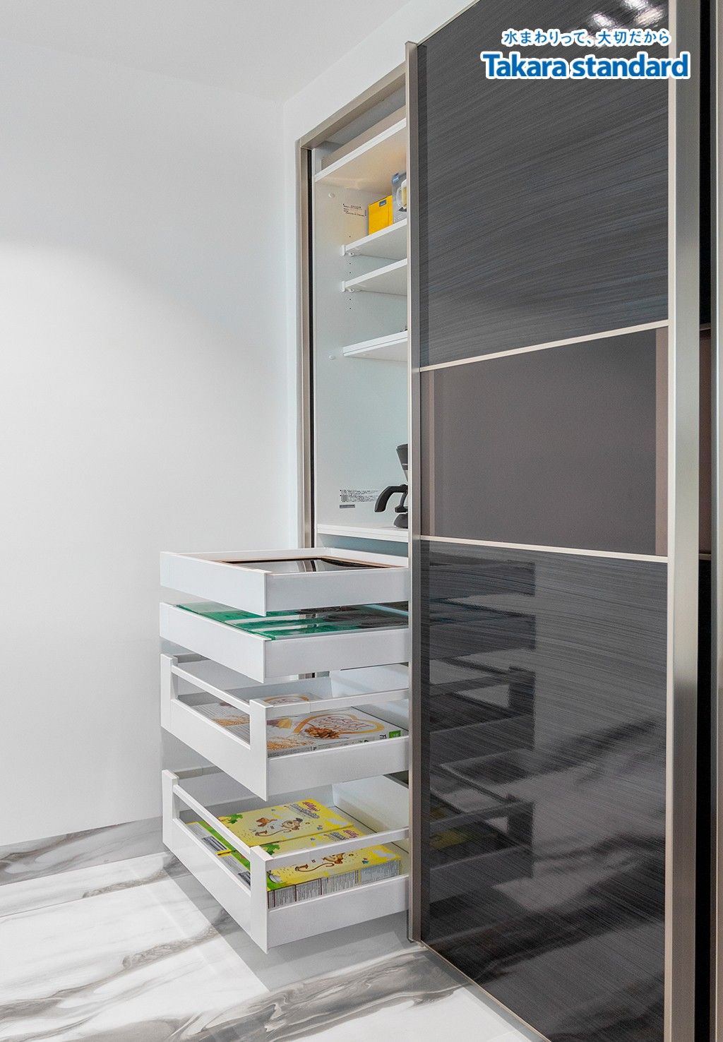 Hệ Tủ Bếp Lemure Cao Cấp Màu LHQ - Biệt Thự Q.Thủ Đức