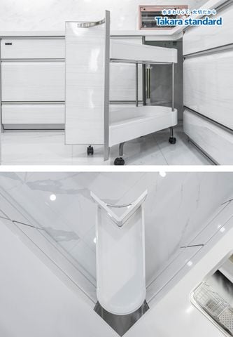 Hệ Tủ Bếp Lemure Cao Cấp Màu LXW - Biệt Thự Quận Tân Bình