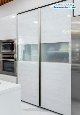 Hệ Tủ Bếp Lemure Cao Cấp Màu LXW - Biệt Thự Quận Tân Bình