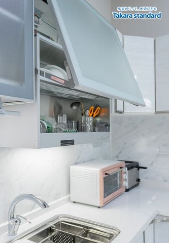 Hệ Tủ Bếp Lemure Cao Cấp Màu LXW - Biệt Thự Quận Tân Bình