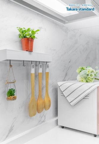 Hệ Tủ Bếp Lemure Cao Cấp Màu LXW - Biệt Thự Quận Tân Bình