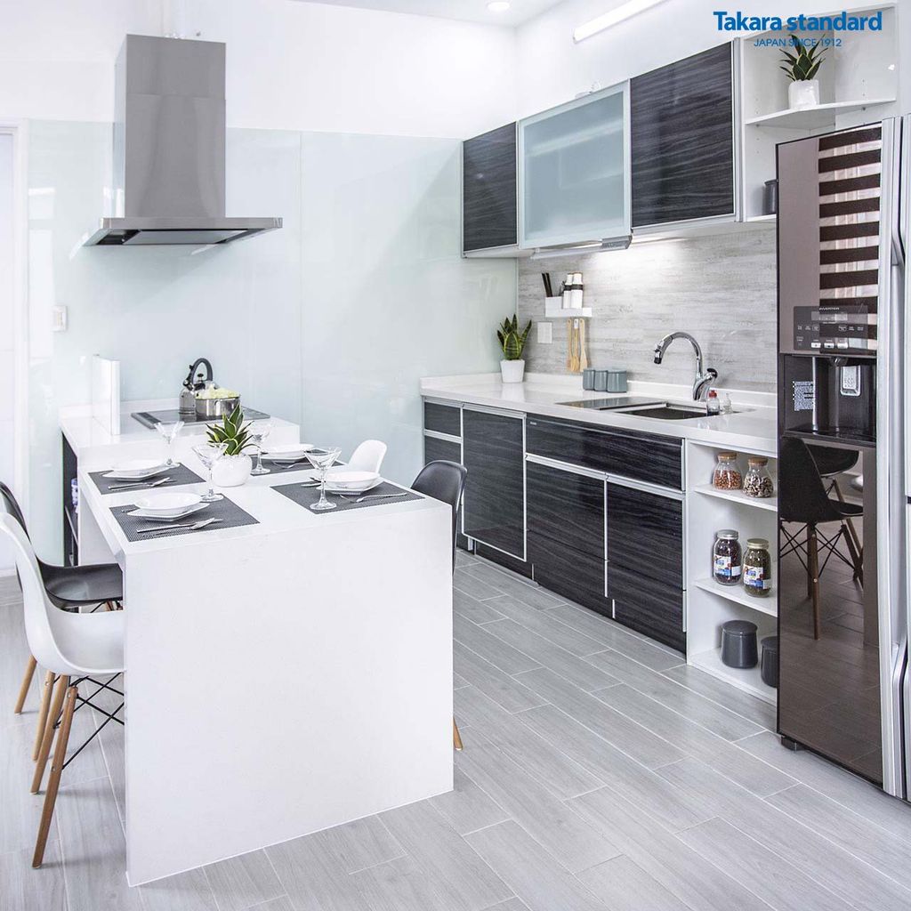 Tủ Bếp EMAGE Màu VWQ  - Nhà Phố Nguyễn Kiệm Quận Phú Nhuận