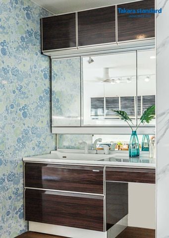 Hệ Tủ Gương Eleena Màu EXB (Nâu Vân Gỗ)