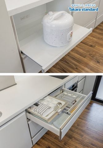Hệ Tủ Bếp Lemure và Treasia Cao Cấp - KĐT Mizuki Park Bình Chánh