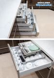  Hệ Tủ Bếp Lemure Hình Chữ U Màu LXB - Nhà phố Q. Bình Thạnh 