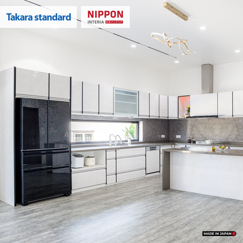 Hệ Tủ Bếp Nhật Bản Cao Cấp Treasia Màu VTW - Nhà Phố Đồng Nai