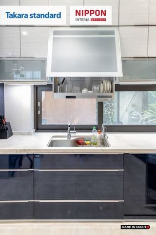 Hệ Tủ Bếp Nhật Bản Cao Cấp Lemure Màu LGN - Biệt Thự Thảo Điền