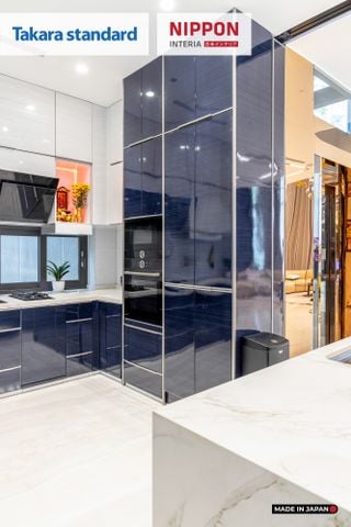 Hệ Tủ Bếp Nhật Bản Cao Cấp Lemure Màu LGN - Biệt Thự Thảo Điền