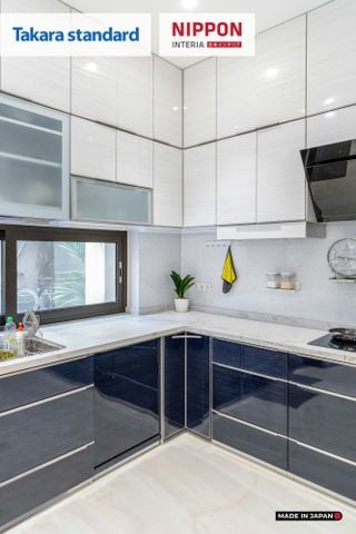 Hệ Tủ Bếp Nhật Bản Cao Cấp Lemure Màu LGN - Biệt Thự Thảo Điền