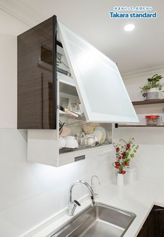 Hệ Tủ Bếp Lemure Cao Cấp Chữ L Màu LGB - Nhà Phố Q. Tân Bình