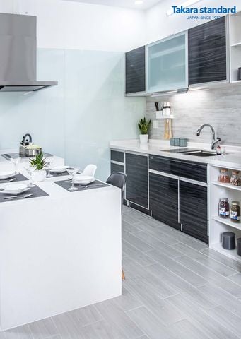 Tủ Bếp EMAGE Màu VWQ  - Nhà Phố Nguyễn Kiệm Quận Phú Nhuận