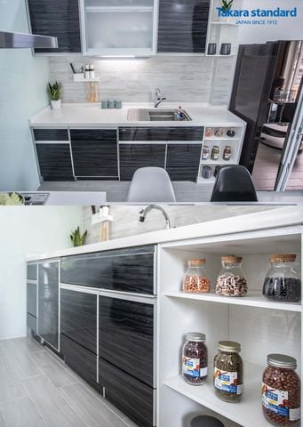 Tủ Bếp EMAGE Màu VWQ  - Nhà Phố Nguyễn Kiệm Quận Phú Nhuận