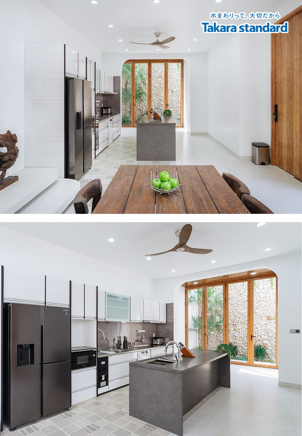 Hệ Tủ Bếp Treasia màu VWW - Nhà phố Đồng Nai