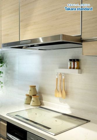 Hệ Tủ Bếp Lemure Chữ L Cao Cấp Màu LCV - Showroom Takara standard