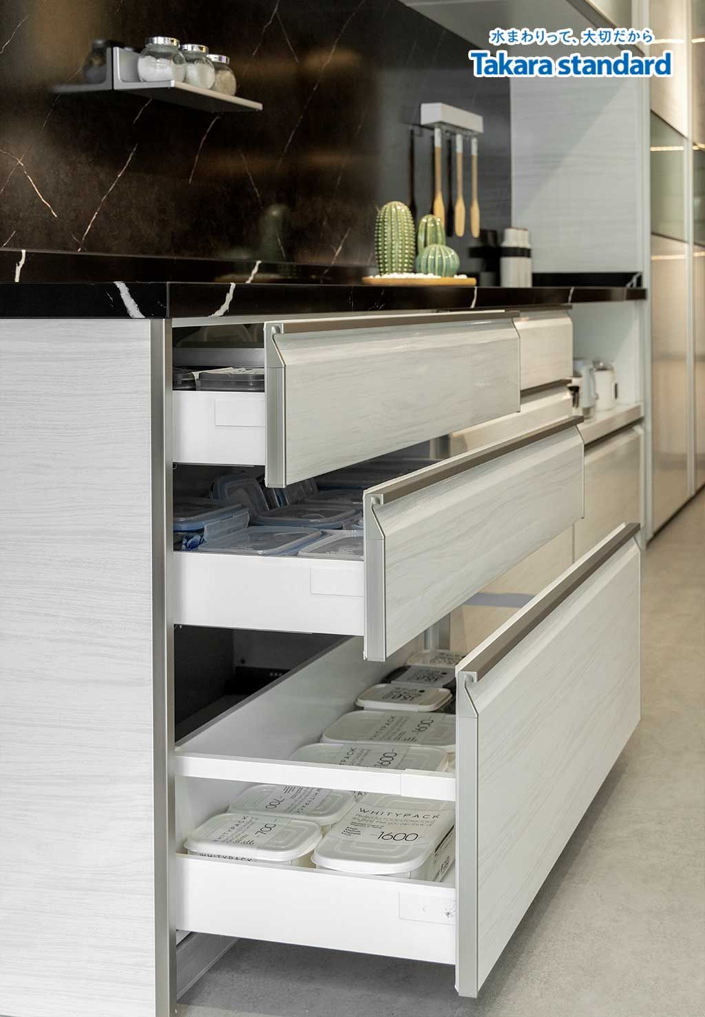 Hệ Tủ Bếp Lemure Cao Cấp Chữ I Màu LXW - Showroom Q2