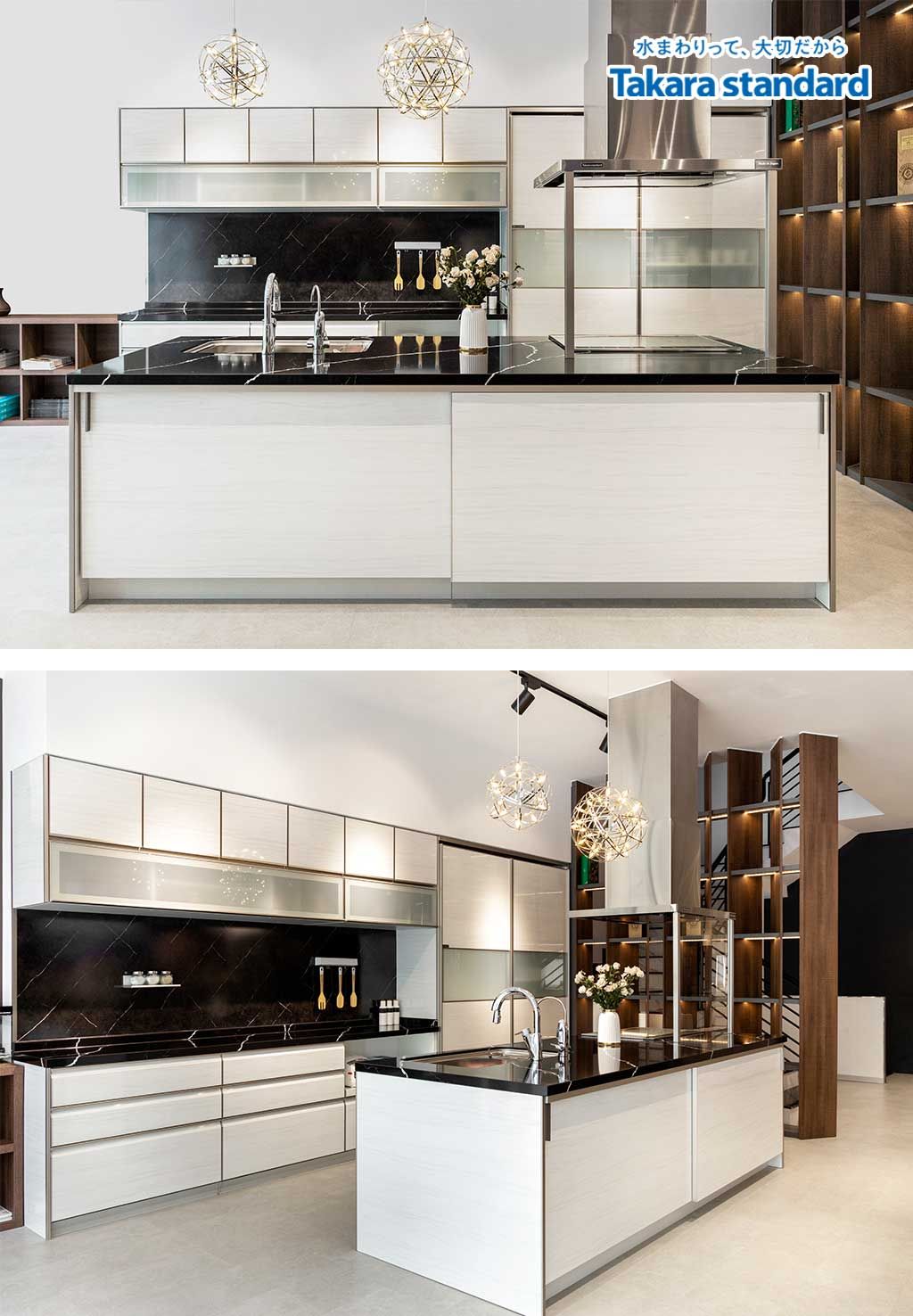 Hệ Tủ Bếp Lemure Cao Cấp Chữ I Màu LXW - Showroom Q2