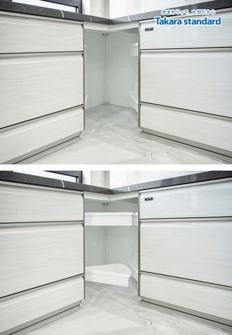 Hệ Tủ Bếp Chữ L Dòng Lemure Cao Cấp Màu LXW - Lakeview City