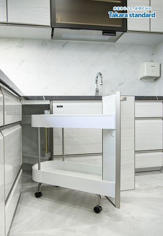 Hệ Tủ Bếp Chữ L Dòng Lemure Cao Cấp Màu LXW - Lakeview City