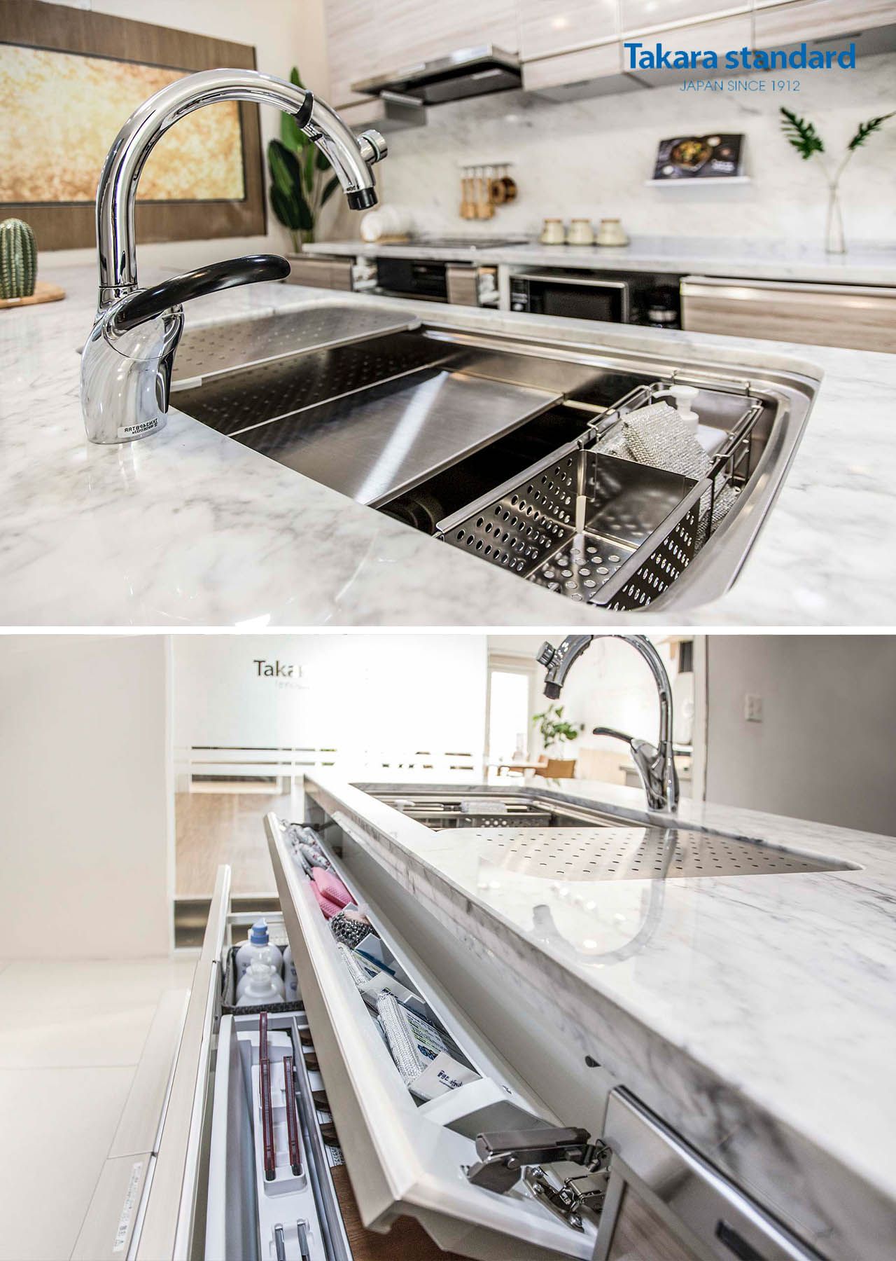 Hệ Tủ Bếp Lemure Cao Cấp Màu LCT - Showroom Takara standard