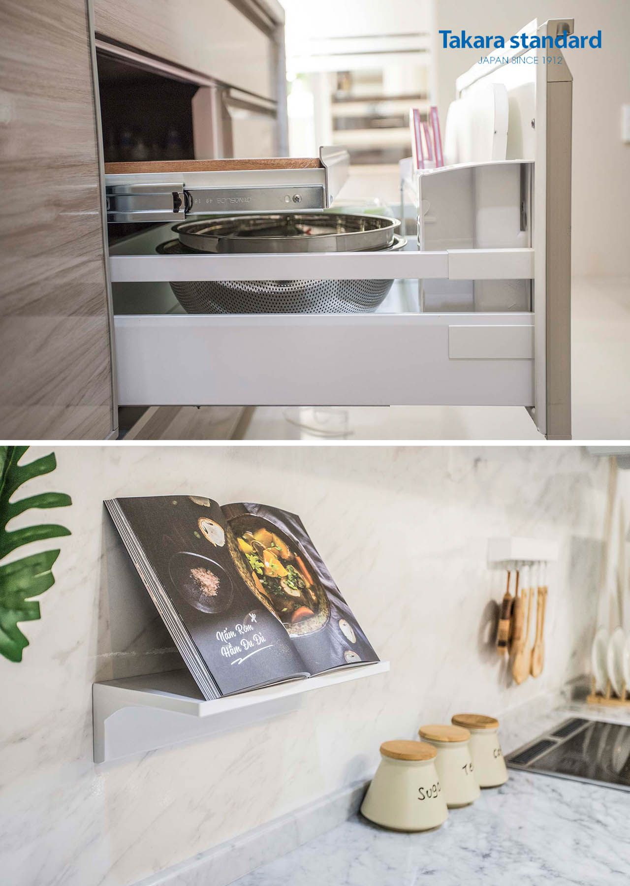 Hệ Tủ Bếp Lemure Cao Cấp Màu LCT - Showroom Takara standard