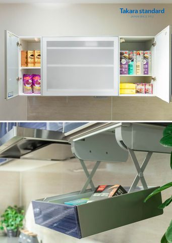 Hệ Tủ Bếp Lemure Chữ L Cao Cấp Màu LUN - Showroom Takara standard