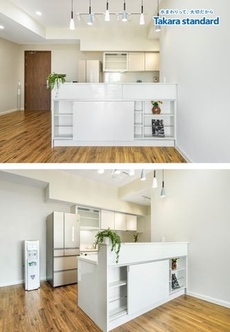 Hệ Tủ Bếp Lemure và Treasia Cao Cấp - KĐT Mizuki Park Bình Chánh