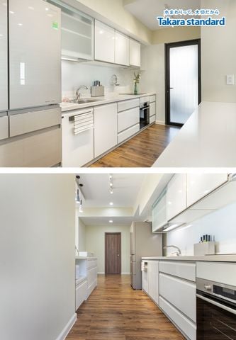 Hệ Tủ Bếp Lemure và Treasia Cao Cấp - KĐT Mizuki Park Bình Chánh