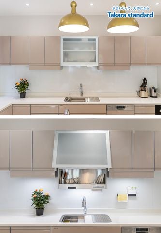 Hệ Tủ Bếp Treasia Cao Cấp Hình Chữ U - Biệt Thự Vinhomes Central Park