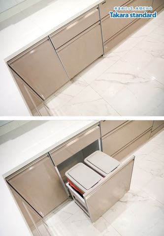 Hệ Tủ Bếp Treasia Cao Cấp Hình Chữ U - Biệt Thự Vinhomes Central Park