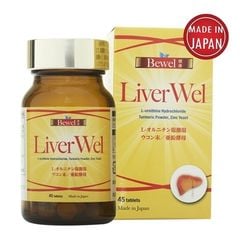 BEWEL Liverwel - Hỗ trợ giải độc và bảo vệ Gan - hộp 45v