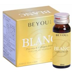 BEYOU Blanc- Nước Placenta 6,000mg & Collagen 2,000mg - Hộp 6 chai
