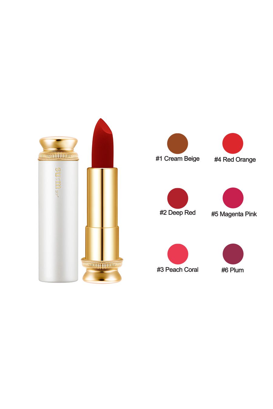 Son nhung lì dưỡng ẩm hoàng kim su:m37º Losec Summa Velvet Lipstick 3.6g