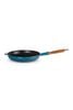 Chảo gang LeCreuset Bratpfanne m. Holzgriff 28cm Deep Teal