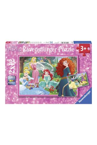 Xếp hình puzzle Disney Princess 2 bộ 12 mảnh RAVENSBURGER - Disney license RV076208