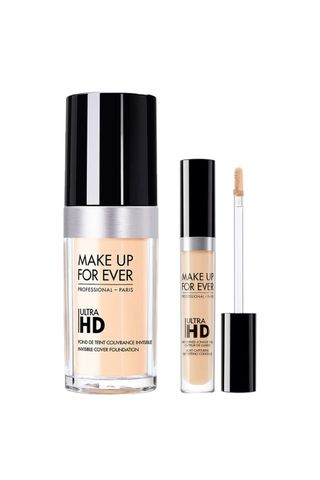 Make Up For Ever - Combo KEM NỀN 4K ULTRA HD FOUNDATION + KEM CHE KHUYẾT ĐIỂM MỎNG MỊN ULTRA HD CONCEALER