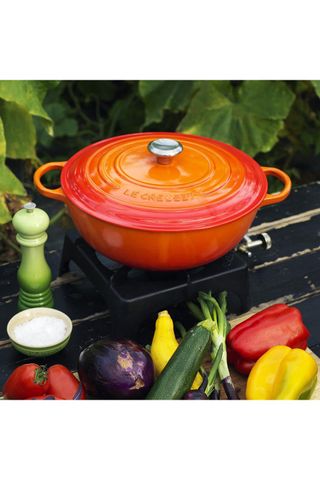 Nồi Sâu lòng 26cm cam LeCreuset La Marmite, schwarzes Interieur, 26cm Orange