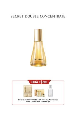 Tinh chất cô đặc tăng độ đàn hồi ngăn ngừa lão hóa su:m37º Secret Double Concentrate 50ml