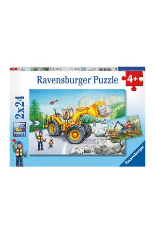 Xếp hình puzzle Diggers at Work 2 bộ 24 mảnh RAVENSBURGER 078028