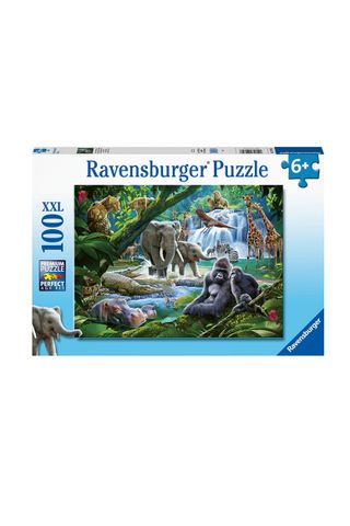 Xếp hình puzzle Jungle Families 100 mảnh