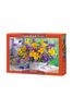 Xếp hình puzzle Bouquet of Lilies and Bellflowers 1000 mảnh