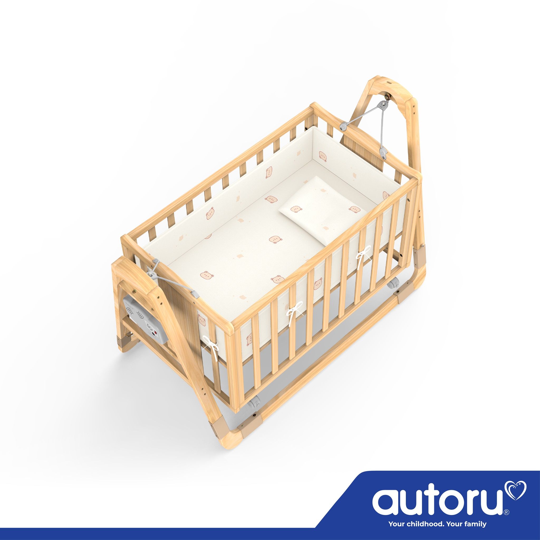 Bộ quây nệm gối dùng cho nôi gỗ tự động và cũi Z5 