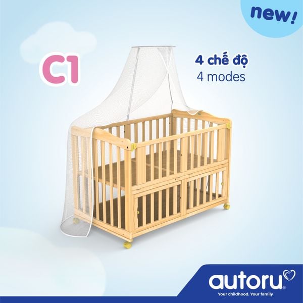 Cũi gỗ đa năng C1
