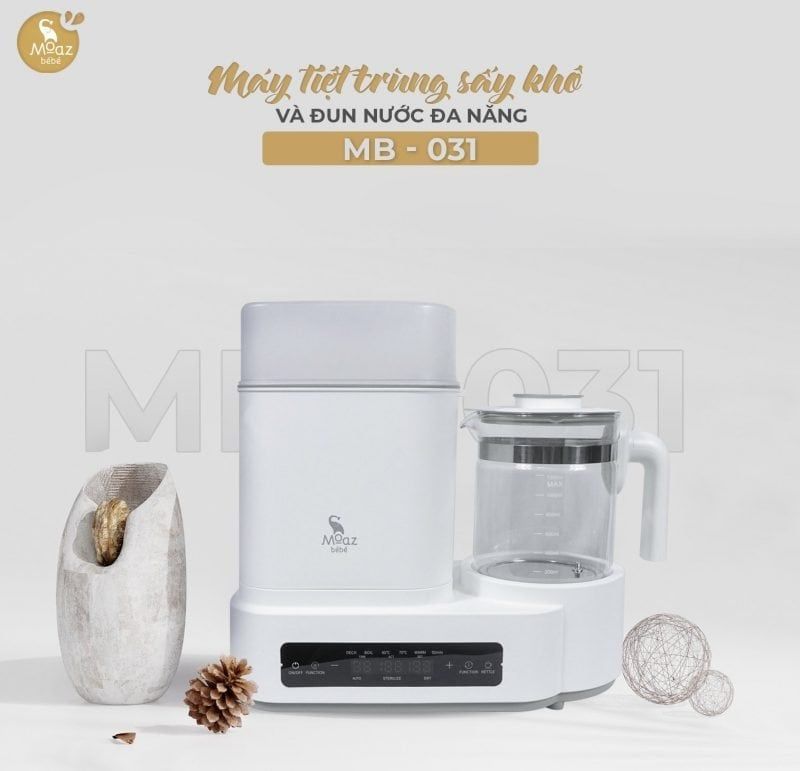  MÁY TIỆT TRÙNG SẤY KHÔ VÀ ĐUN NƯỚC ĐA NĂNG MOAZ BÉBÉ MB – 031 