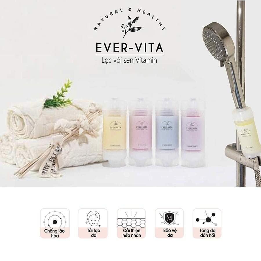  Lõi lọc nước vòi sen Evervita có hương thơm nội địa Hàn Quốc 