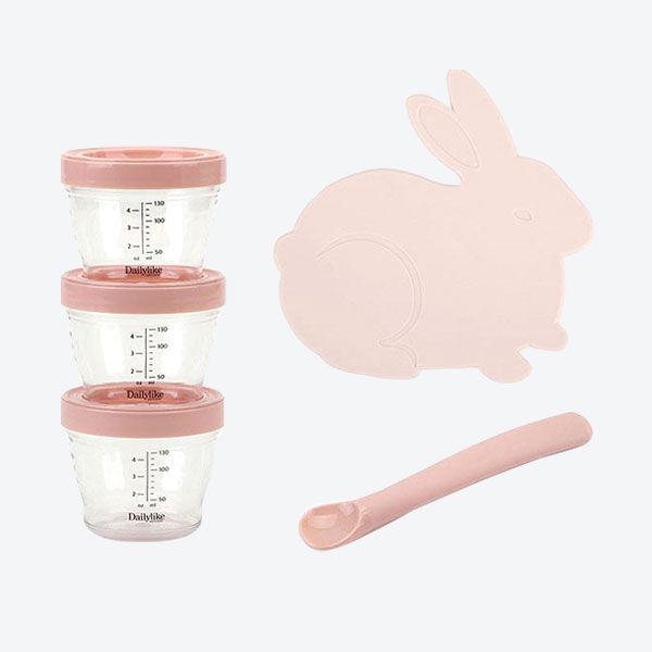  Set muỗng, miếng lót và 3 hũ trữ thức ăn Bonbon 