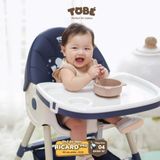  Ghế Ăn Dặm TOBÉ Ricard Pro Cho Bé Từ 6M+ [ Có Tặng Kèm Bánh Xe ] 