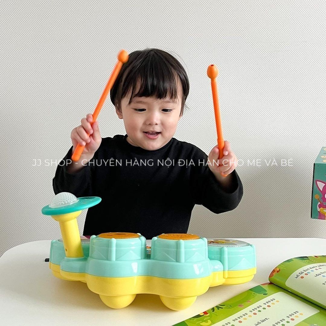  MY LITTLE TIGER - Đồ Chơi Đánh Trống Phát Nhạc Hàn Quốc Cho Bé - Order Hàn Quốc 5-7 Ngày 