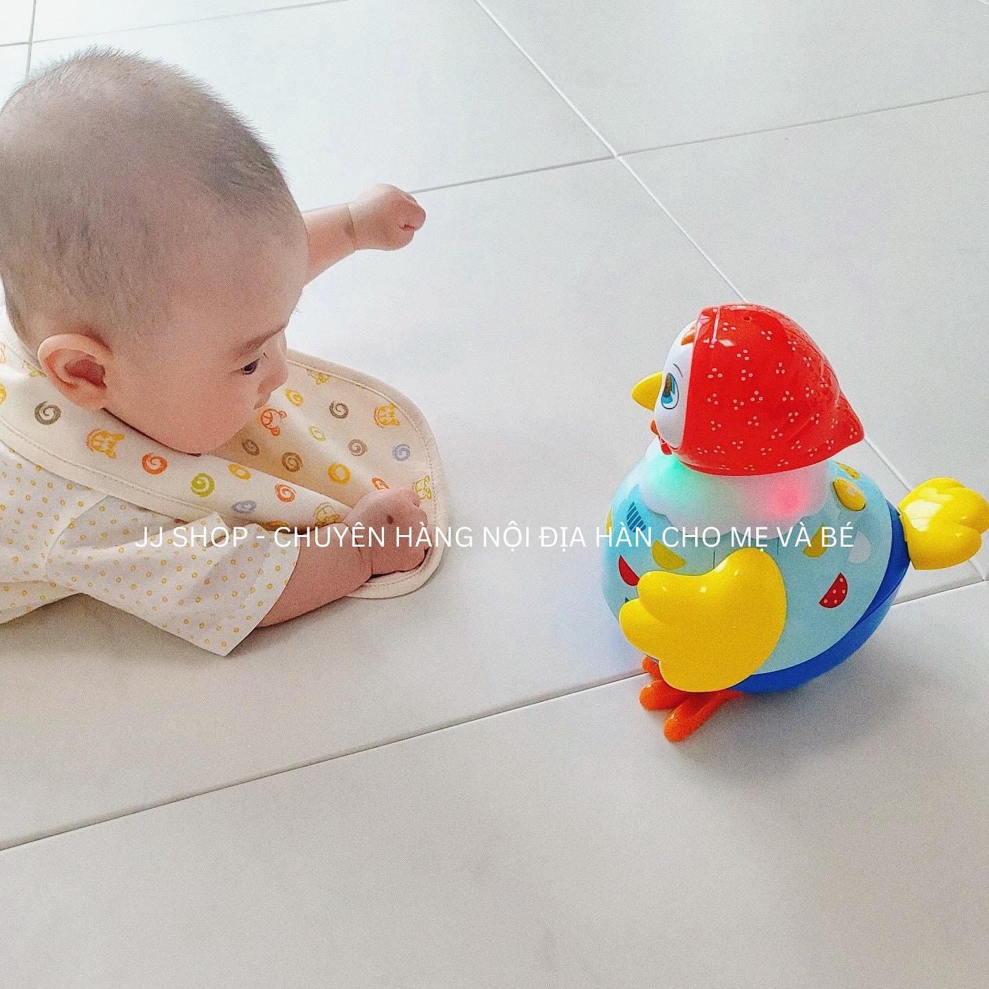  Đồ Chơi Gà Mẹ Coco Mom BLUERABBIT Di Chuyển Học Tiếng Anh Nhảy Múa - Order Hàn Quốc 5-7 Ngày 